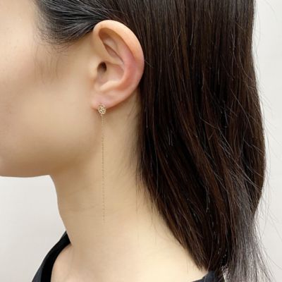 アリウムチェーンピアス／Ｋ１０ピンクゴールド